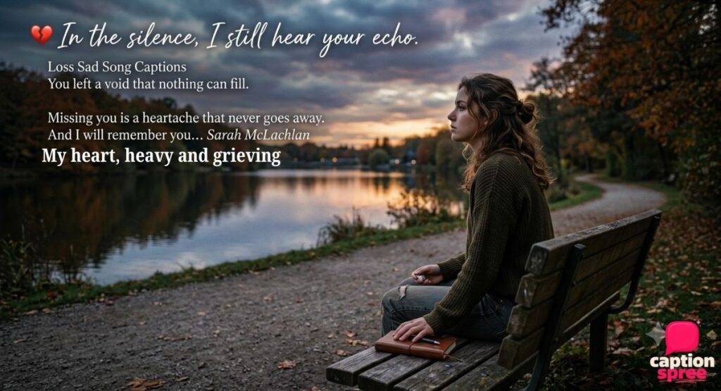 Loss Sad Song Captions for Instagram That Express Grief