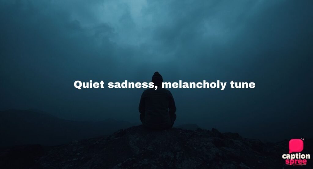 Sad Song Captions For Instagram Filled with Melancholy Vibes
