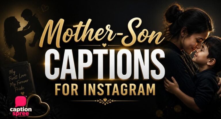 160+ Mother-Son Captions for Instagram (Cute, Funny, Short & Emotional) – 2026