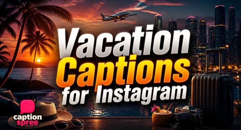 300+ Vacation Captions for Instagram (2026) — Funny, Short, Aesthetic & Copy-Paste Ready