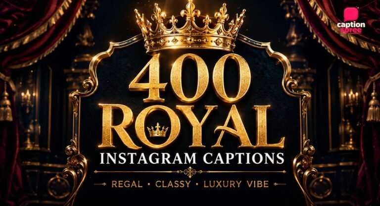 400 Royal Instagram Captions for a Regal, Classy & Luxury Vibe
