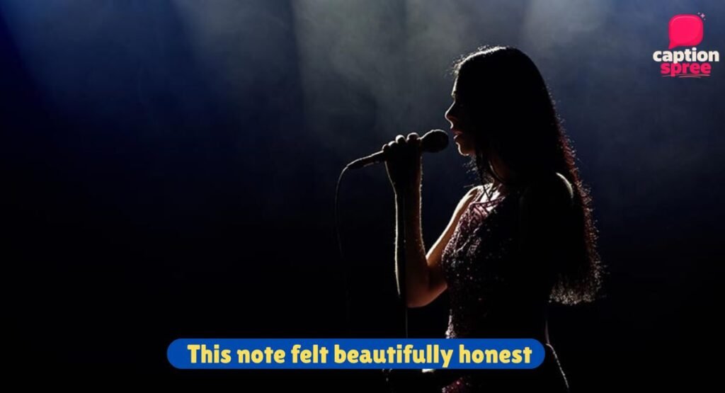 Beautiful Singing Captions For Instagram