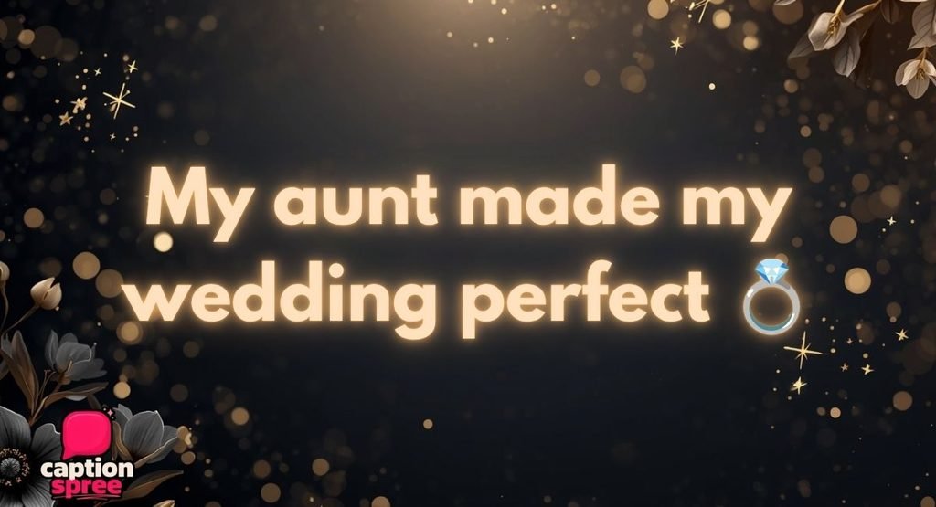 Birthday & Wedding Aunt Captions