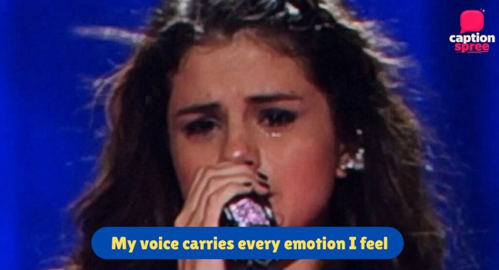 Emotional Singing Captions on Instagram That Touch Hearts