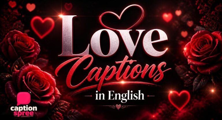 240+ Best Love Captions in English (2026) – Short, Romantic, Cute & Deep