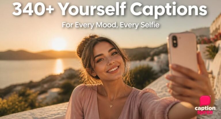 340+ Best Yourself Captions for Instagram (2026) — Confident, Cute, Funny & Self-Love