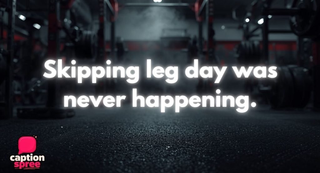 Best Leg Day Captions