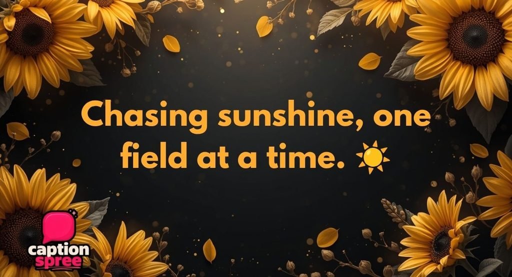 Best/Top Sunflower Captions