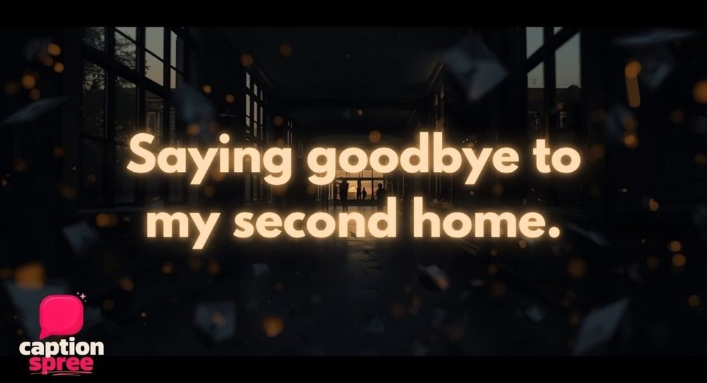 Emotional & Funny Last Day College Captions