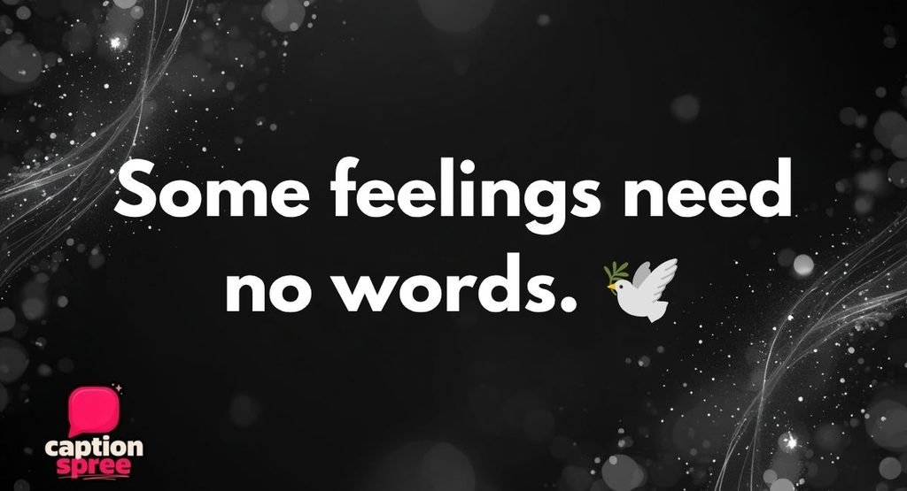 Emotional White Vibe Captions