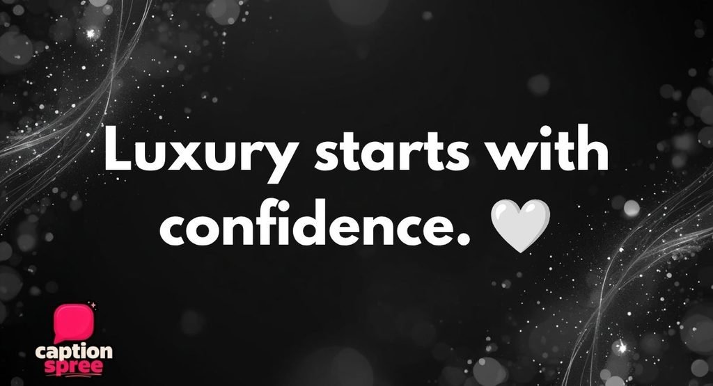 Luxury White Lifestyle Captions