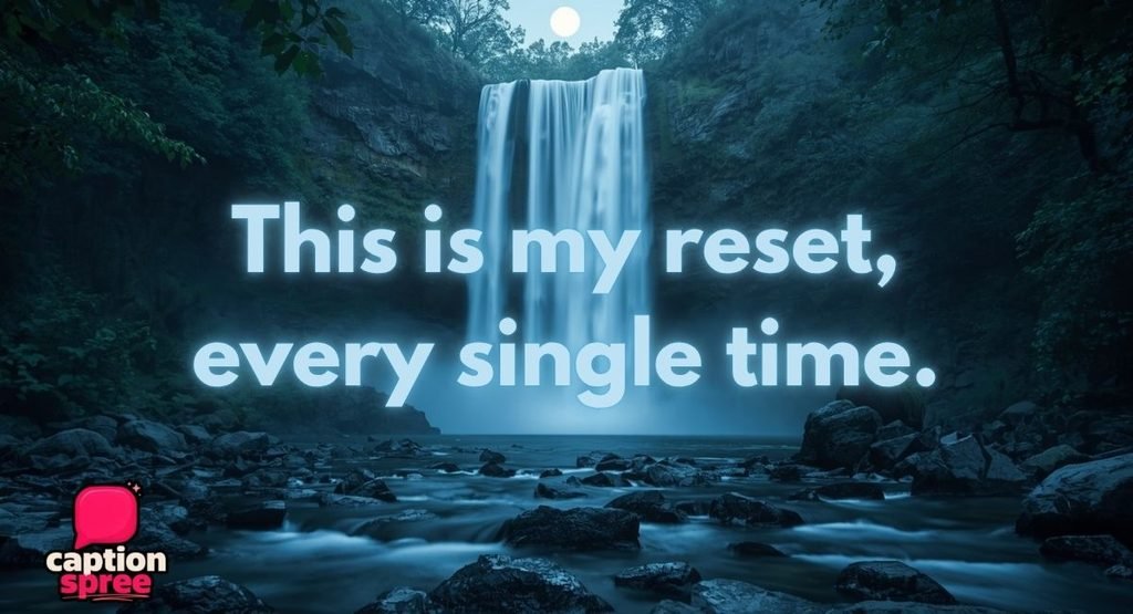 Spiritual and Meditative Waterfall Captions