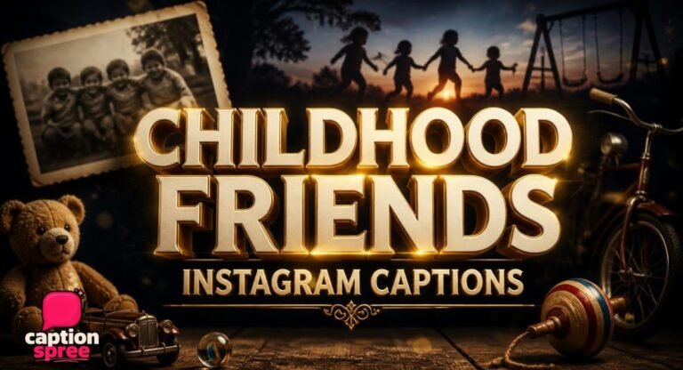 400+ Best Childhood Friends Instagram Captions for Every Memory