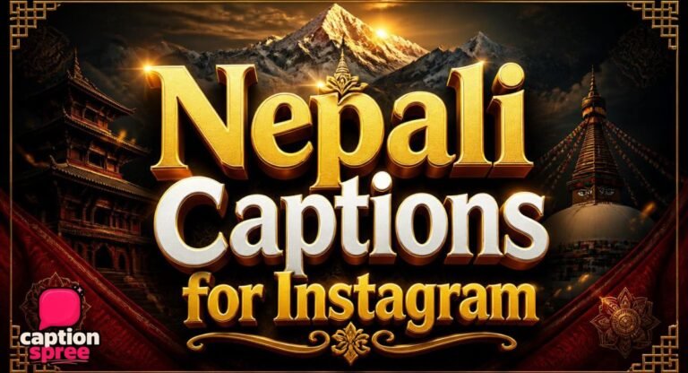 400 Nepali Captions for Instagram: Love, Attitude, Travel and More