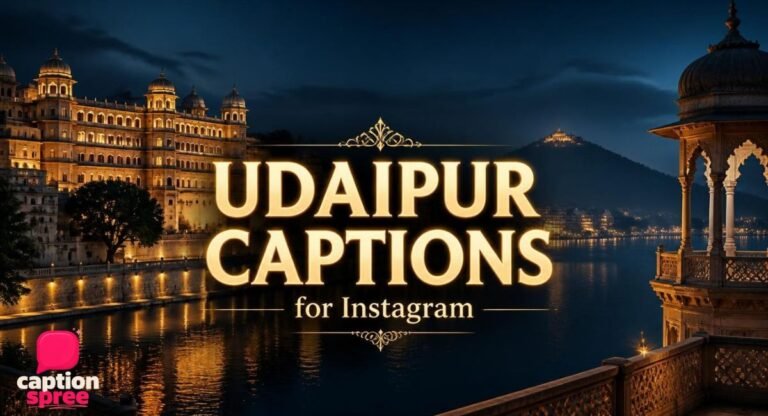 580+ Best Udaipur Captions for Instagram (Copy & Paste)