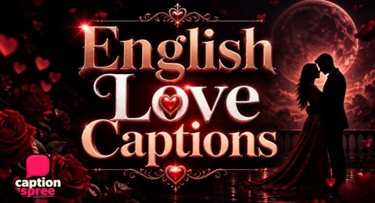600+ English Love Captions for Instagram: Short, Cute, Romantic & Deep (2026)