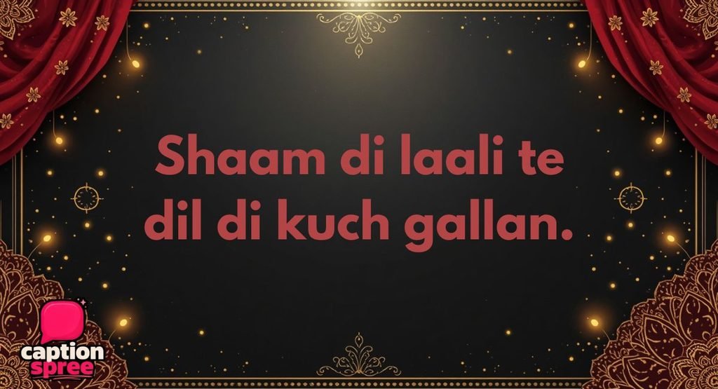 Aesthetic Punjabi Instagram Captions