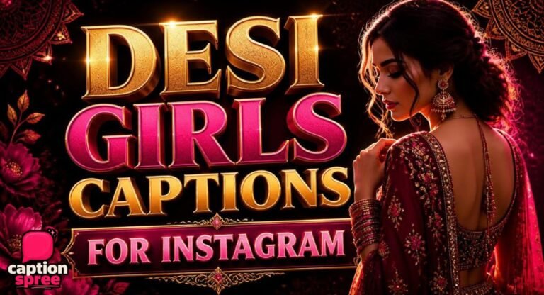 Best Desi Girls Captions for Instagram: 610+ Cute, Attitude, Saree and Bold Ideas (2026)