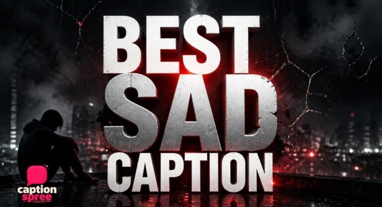 Best Sad Caption: 440+ Short & Deep Sad Captions for Instagram