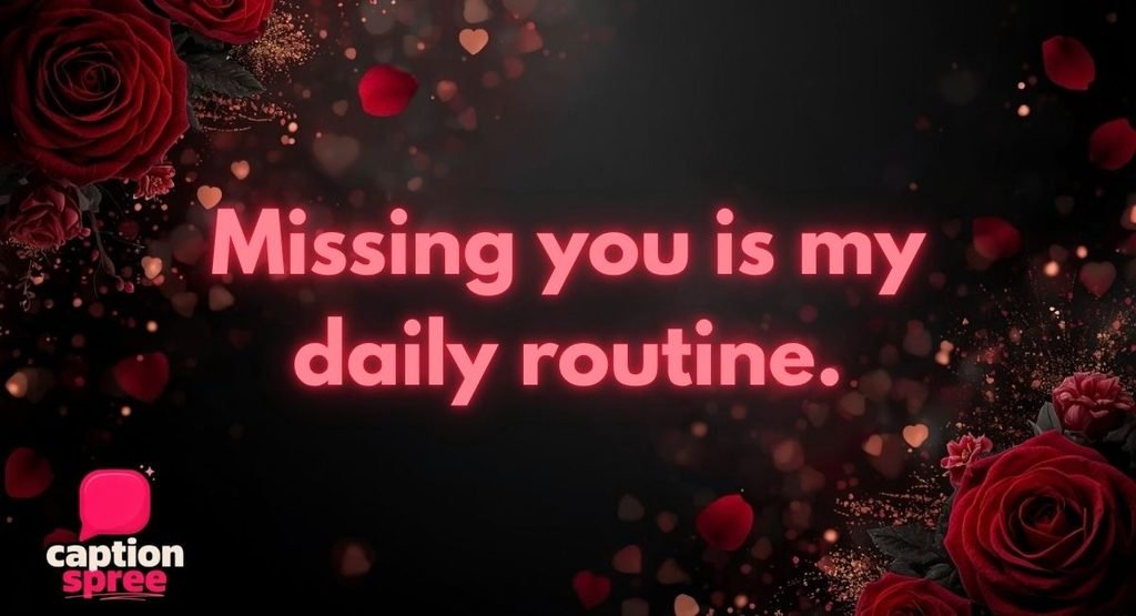 Long Distance English Love Captions
