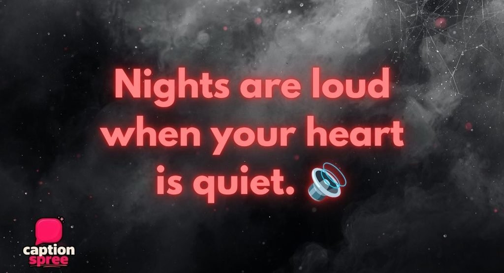 Sad Captions for Night / Midnight